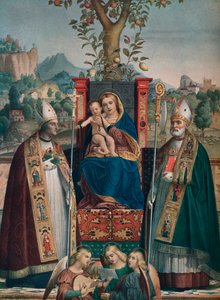 Jungfrau und Kind mit Saint Lorenzo Giustiniani und Zeno, 1874, 1903