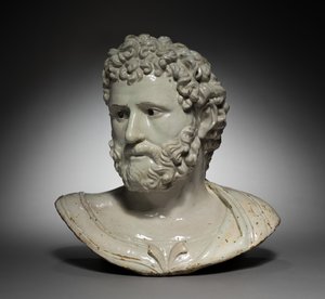 Büste eines klassischen Helden oder Kaisers von Girolamo della Robbia