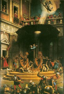 Das Martyrium der Heiligen Katharina von Alexandria, 1530-1540
