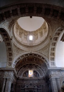 Innenansicht der Kirche San Biagio (1518-1545) von Giuliano Giamberti da Sangallo