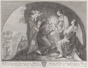Anbetung Christi durch den heiligen Franziskus, 1723-59