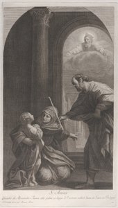 Heilige Anna kniend, die Jungfrau haltend, 1760-1800