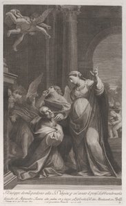 Der heilige Joseph bittet die Jungfrau um Verzeihung, weil er daran gedacht hatte, sie zu verlassen, 1760-1800