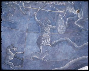 Der Weg der Sonne durch die Sterne in der Nacht des 4. Juli 1442 (Detail)