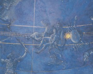 Der Weg der Sonne durch die Sterne in der Nacht des 4. Juli 1442 (Detail)