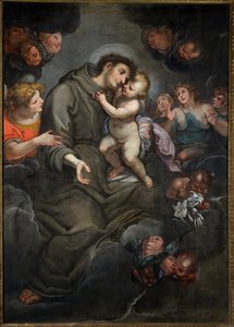 Der heilige Antonius von Padua mit dem Jesuskind