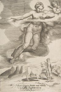 Juno beobachtet Jupiter und Io, aus Die Lieben der Götter, 1531-60