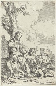Heilige Familie mit dem jungen Johannes dem Täufer