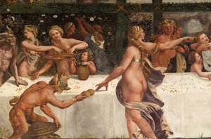 Hochzeitsfest von Amor und Psyche (Detail)