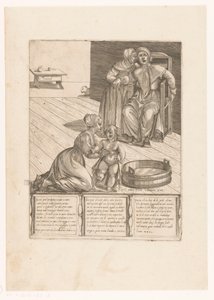 Geburt eines missgebildeten Kindes von Giulio Sanuto