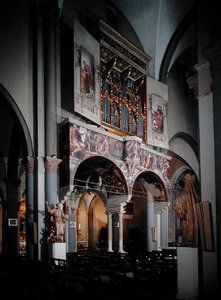 Orgel, gemalt 1546 von Giulio Taraschi