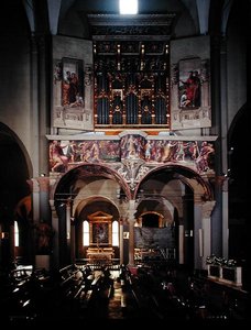 Ansicht der Orgel, 1546 von Giulio Taraschi