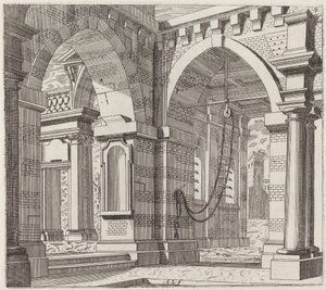 Architektonische Fantasie mit Torbögen