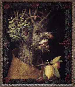 Winter. Allegorie der Jahreszeiten. Gemälde von Giuseppe Arcimboldo (1527-1593). Louvre-Museum von Giuseppe Arcimboldo