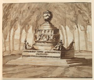 Grabdenkmal für den Dichter Pietro Chiari
