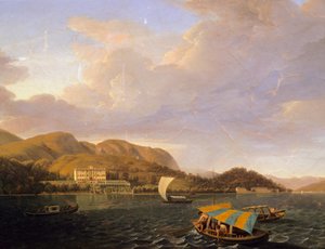 Villa Carlotta in Tremezzo am Comer See, von Giuseppe Bisi (1787-1869)