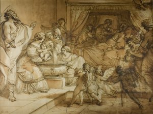Geburt der Jungfrau von Giuseppe Cades