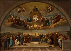 Disputation des Heiligen Sakraments von Giuseppe Cades