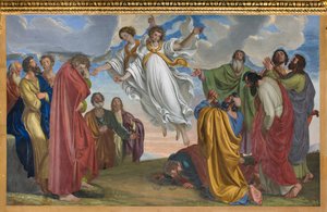 Presbyterium, Giueppe Diotti, Erscheinung der Engel nach der Himmelfahrt 1830 von Giuseppe Diotti