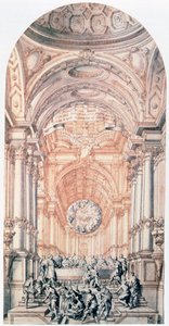 Projektentwurf für die Evangelienstadt, ca. 1716-1756