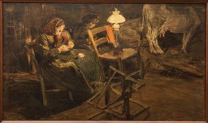 Im Kuhstall von Giuseppe Graziosi