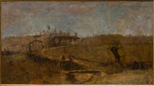 Landschaft von Savignano von Giuseppe Graziosi