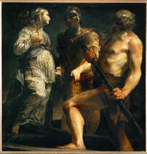 Aeneas, die Sibylle und Charon