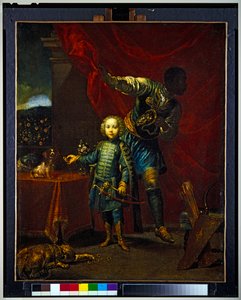 Porträt eines Jungen, angeblich der Sohn von General Johann Pálffy von Giuseppe Maria (1665 1747) Crespi
