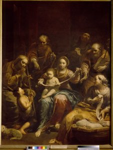 Die Heilige Familie von Giuseppe Maria Crespi