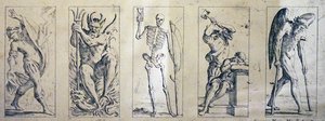 Tarotkarten aus dem 17. Jahrhundert von Giuseppe Maria Mitelli von Giuseppe Maria Mitelli