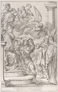 Tafel 11: Heiliger Wilhelm von Aquitanien, 1678 von Giuseppe Maria Mitelli