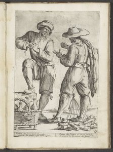 Verkäufer von Anislikör und Verkäufer von Streichhölzern von Giuseppe Maria Mitelli