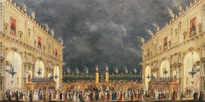 Fest im Cascine zu Ehren von Ferdinand III. von Lothringen