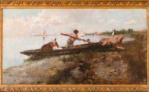 Abreise von Cavallino von Giuseppe Miti Zanetti