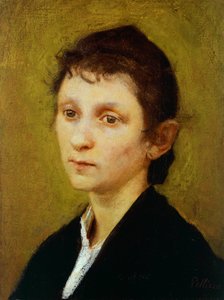 Porträt einer jungen Frau (Palmira) von Giuseppe Pellizza da Volpedo