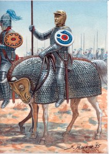 Kataphrakten und Clibanarii des späten Römischen Reiches von Giuseppe Rava