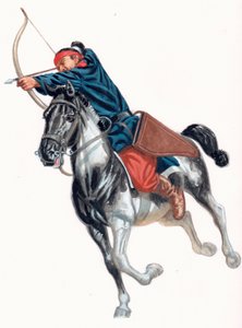 Berittener Bogenschütze der Zhao-Armee