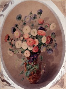 Gänseblümchenstrauß. Aquarell von Giuseppe Roda (19. Jahrhundert) von Giuseppe Roda