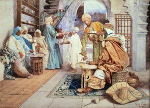 Ein arabisches Café von Giuseppe Signorini