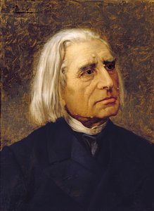 Porträt von Franz Liszt (1811-86) von Giuseppe Tivoli