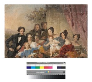 Familie Sinigallia, Skizze, 1840er Jahre