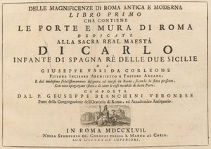 Delle Magnificenze di Roma Antica e Moderna (Band 1)