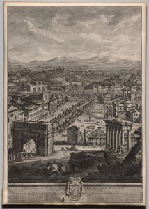 Das Campo Vaccino von Giuseppe Vasi