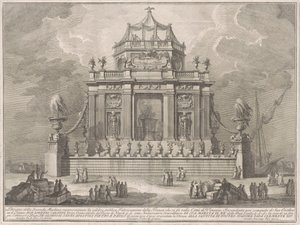 Die Zweite Maschine für die Chinea von 1773: Die Zubereitung von Theriak in Venedig