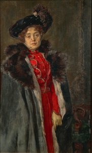 Porträt der Ehefrau von Giuseppe Vizzotto Alberti