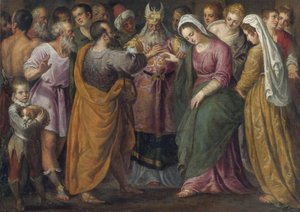Die Hochzeit von Maria und Joseph von Giuseppe della Porta Salviati