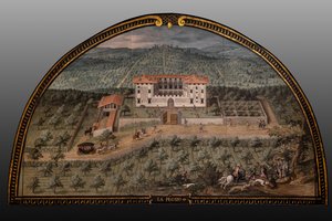 Die Medici-Villa von Lappeggi von Giusto Utens