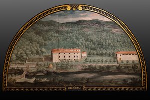 Die Medici-Villa von Seravezza von Giusto Utens