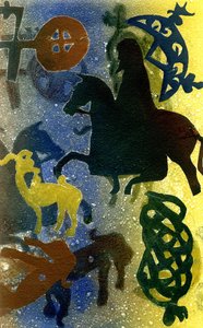 Piktische Reiter von Gloria Wallington