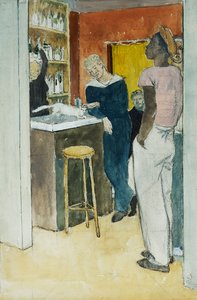 Bistro, Havre von Glyn Warren Philpot